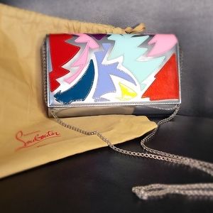 Louboutin Paloma Patchwork Clutch